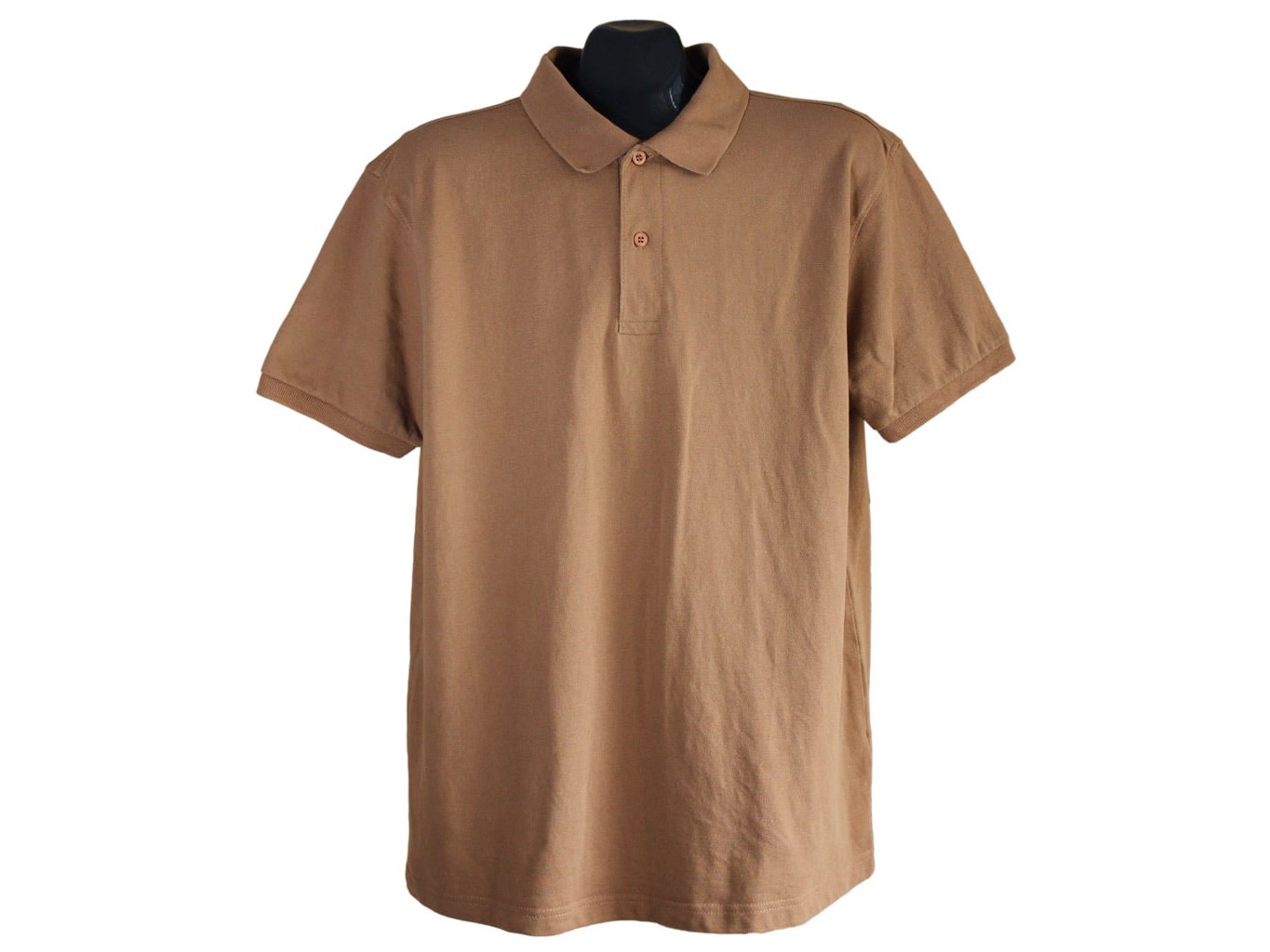 Б У Мужское коричневое поло L PRIMARK CEDAR WOOD STATE, цена